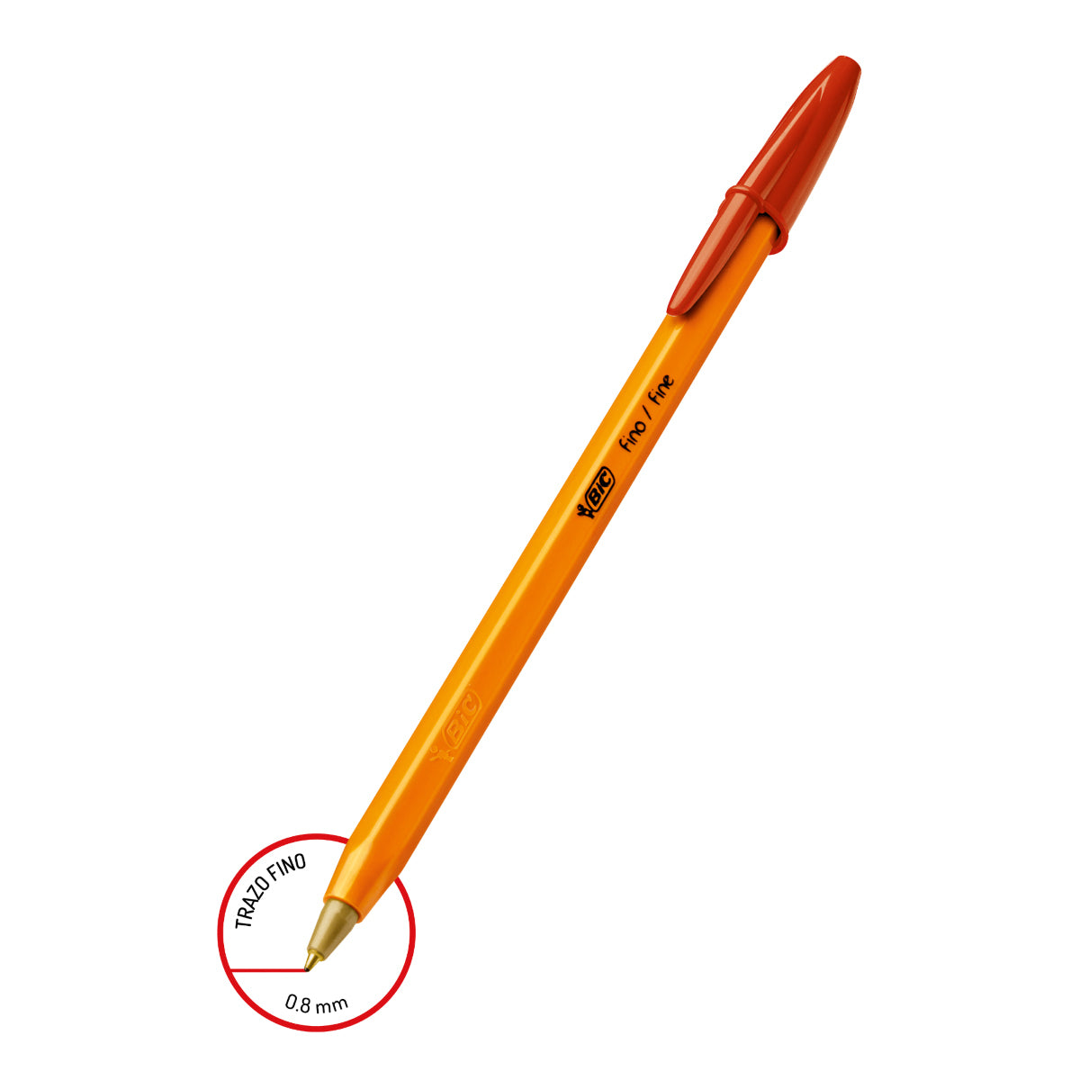 Bolígrafos BIC Cristal - Punta Fina / 12 Pzas.