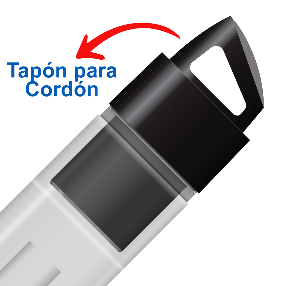 Bolígrafos Pin Point de Punta Mediana - AZOR / 12 Pzas.