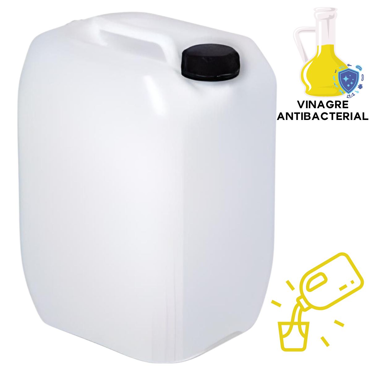 Detergente Líquido con Vinagre Antibacterial de 05 y 20 Litros