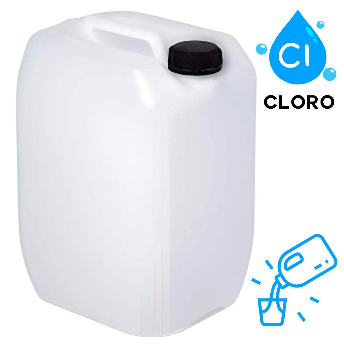 Detergente Líquido con Cloro de 05 y 20 Litros